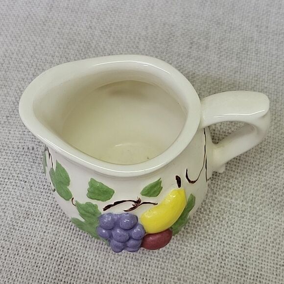 4 -pc bundle Vintage Pedestal fruit platter/tray teapot,sugar,creamer set. - Picture 13 of 16